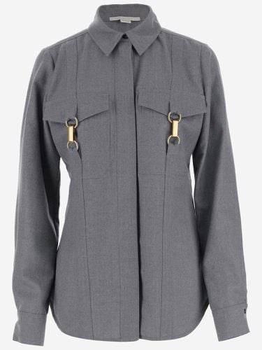 Wool Shirt With Buckles - Stella McCartney - Modalova