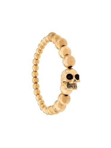 Man Skull Bracelet With Pearls In - Alexander McQueen - Modalova
