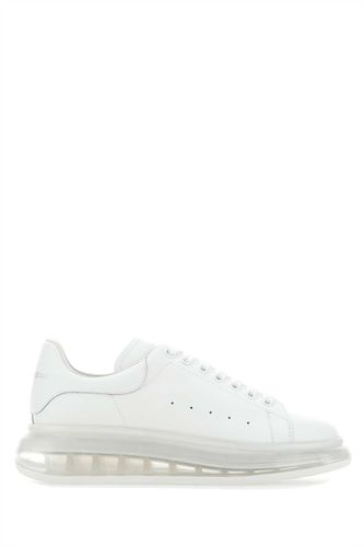 White Leather Sneakers - Alexander McQueen - Modalova