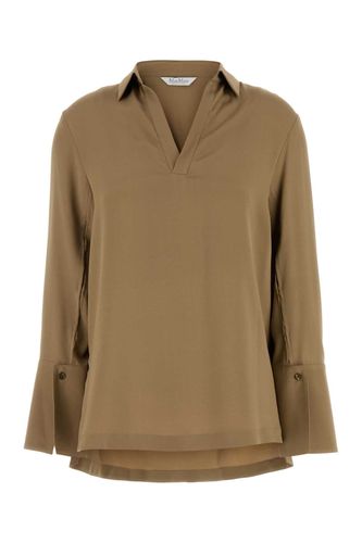 Camel Stretch Crepe Dover Blouse - Max Mara - Modalova