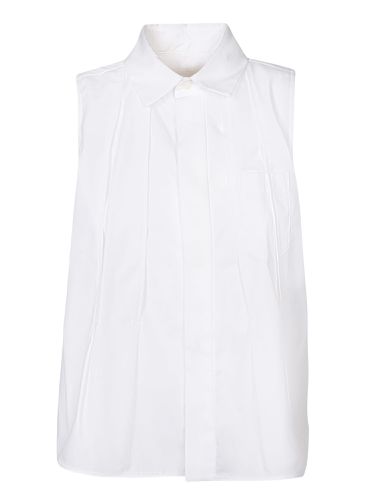 Sacai Popeline White Shirt - Sacai - Modalova