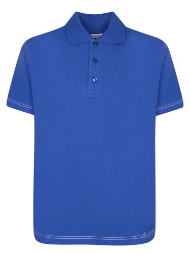 Polo Shirt With Embroidered Hem - Burberry - Modalova