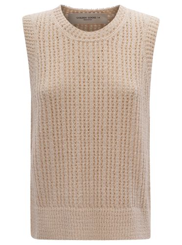 Crochet Sleeveless Top In Cotton Blend Woman - Golden Goose - Modalova