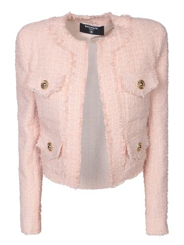 Powder 4pkt Tweed Jacket - Balmain - Modalova