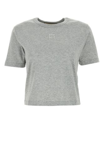 Gucci Melange Grey Cotton T-shirt - Gucci - Modalova