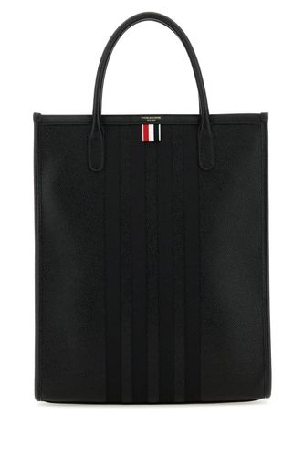 Leather Vertical Tote Handbag - Thom Browne - Modalova