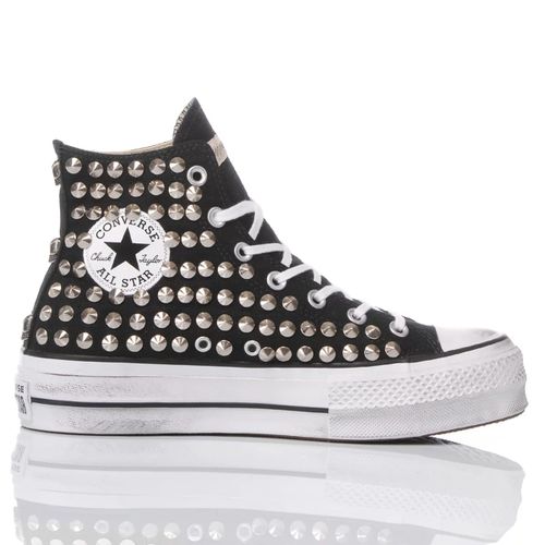 Black Studded Converse Platform - Mimanera - Modalova