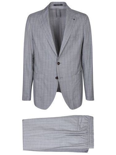 Grey/ Pinstripe Suit - Tagliatore - Modalova