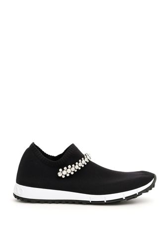 Verona Slip-on Sneakers With Crystals - Jimmy Choo - Modalova