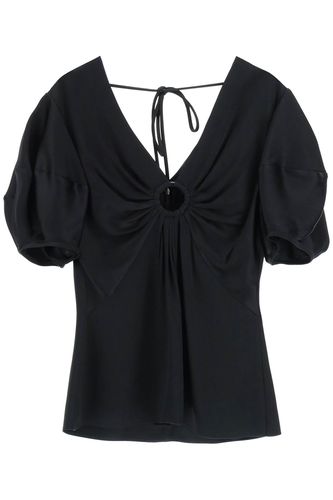 Satin Top With Ring - Stella McCartney - Modalova