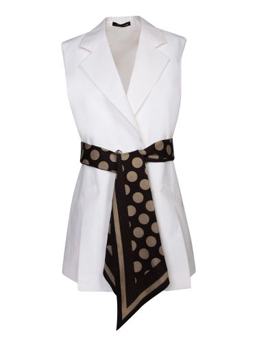 Paul Smith Belted White Vest - Paul Smith - Modalova