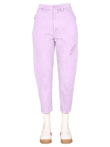 Jeans With Embroidered Logo - Stella McCartney - Modalova