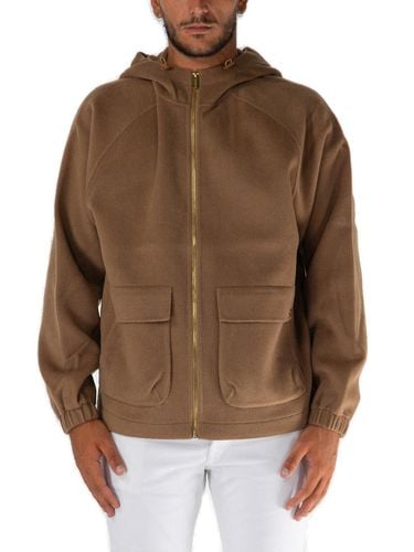 Long-sleeved Zip-up Hoodie - Drôle de Monsieur - Modalova