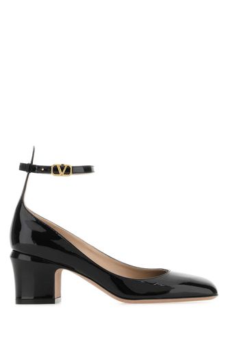 Black Leather Tan-go Pumps - Valentino Garavani - Modalova