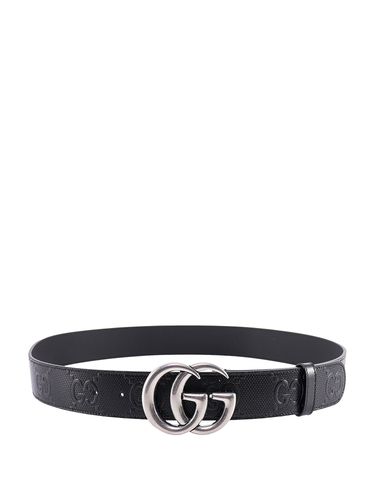 Gucci Black Leather Belt - Gucci - Modalova