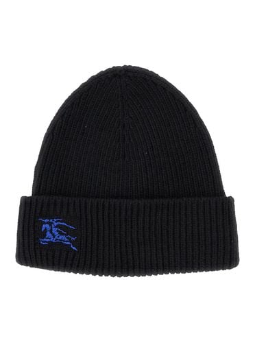 Beanie With Embroidered Ekd Logo On The Front In Cashmere Man - Burberry - Modalova