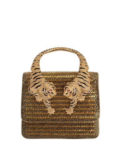 Small Roar Shoulder Bag With Jewelled Tigers - Roberto Cavalli - Modalova