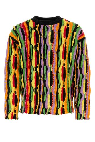 MSGM Multicolor Cotton Sweater - MSGM - Modalova