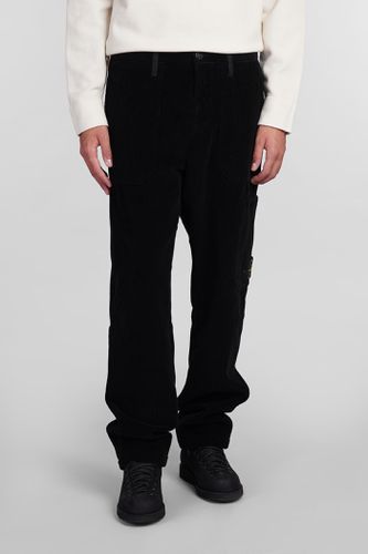 Stone Island Pants In Black Cotton - Stone Island - Modalova