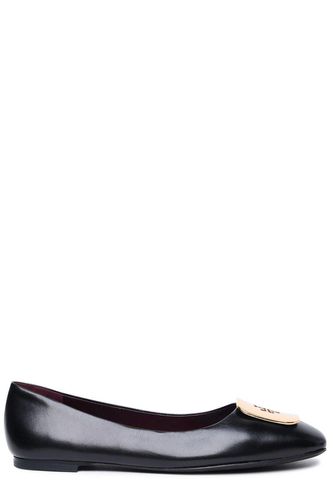 Logo Plaque Slip-on Flat Shoes - Tory Burch - Modalova