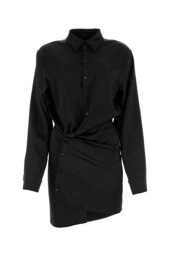 Off-White Black Satin Shirt Dress - Off-White - Modalova