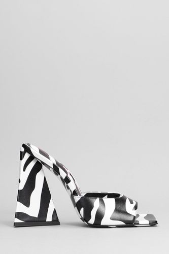 The Attico Devon Zebra Print Mules - The Attico - Modalova