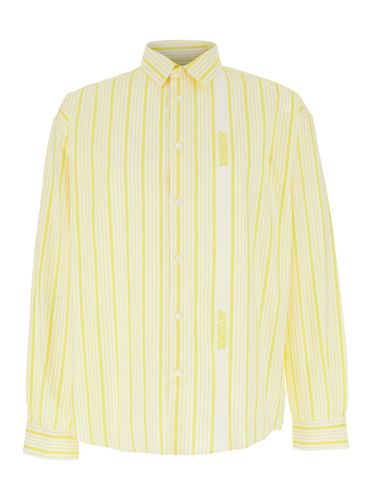 Striped Collared Long-sleeve Shirt - Jacquemus - Modalova