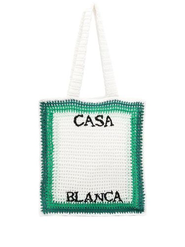 And Green Tennis Crochet Bag - Casablanca - Modalova