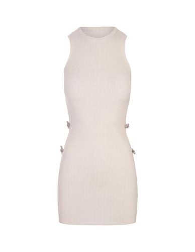 Stretch Mini Dress With Applications - Mach & Mach - Modalova