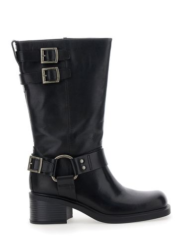 Daniella Ankle Boots With Buckles In Leather Woman - Vagabond - Modalova