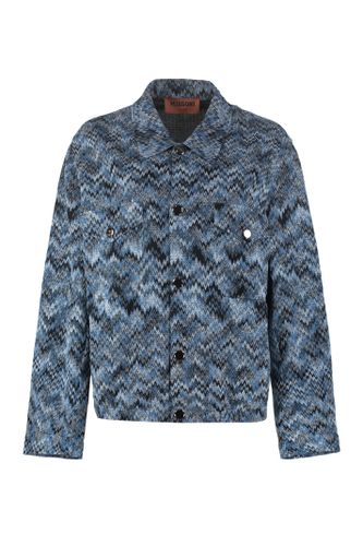 Chevron Motif Knitted Jacket - Missoni - Modalova