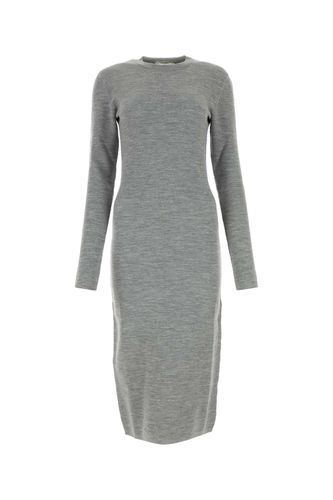 Fendi Melange Grey Wool Blend Dress - Fendi - Modalova