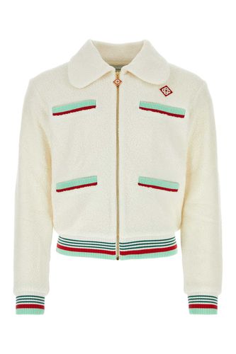 Casablanca White Teddy Jacket - Casablanca - Modalova