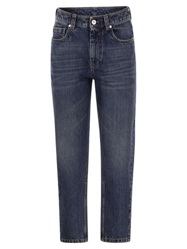 Baggy Denim Trousers - Brunello Cucinelli - Modalova