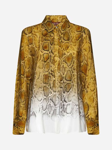 Adelfi Print Silk Shirt - Max Mara Studio - Modalova