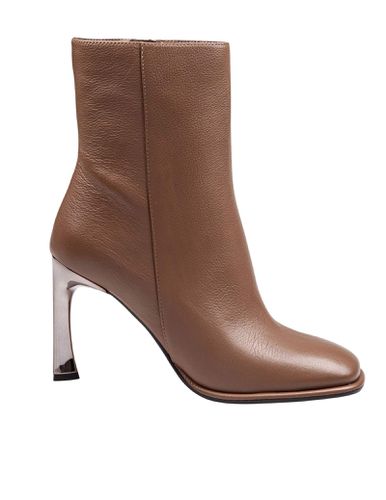 Kelsea Ankle Boot In Taupe Leather - Michael Kors - Modalova