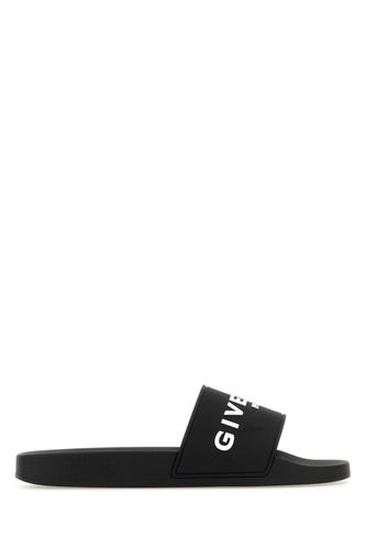 Givenchy Black Rubber Slippers - Givenchy - Modalova