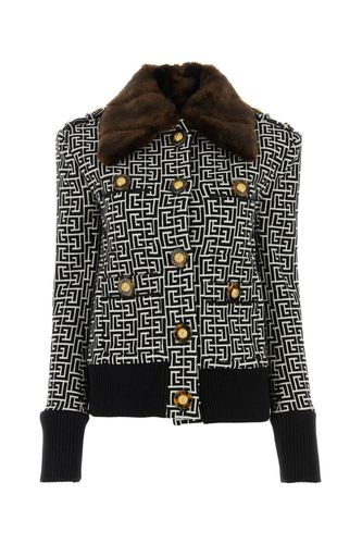 Pb Monogrammed Button Embellished Jacket - Balmain - Modalova