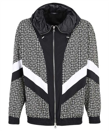 Balmain Hooded Windbreaker - Balmain - Modalova