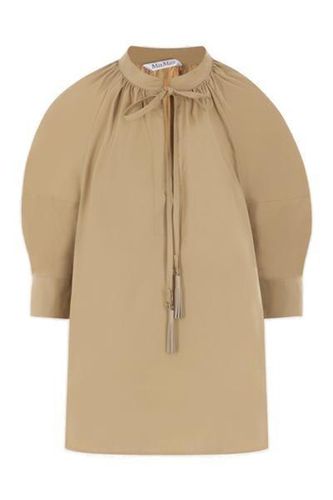 Drawstring Long-sleeved Shirt Top - Max Mara - Modalova