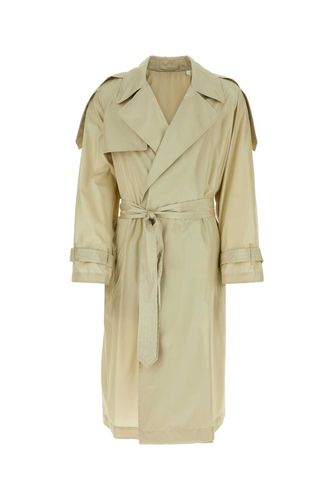 Burberry Sand Silk Trench Coat - Burberry - Modalova