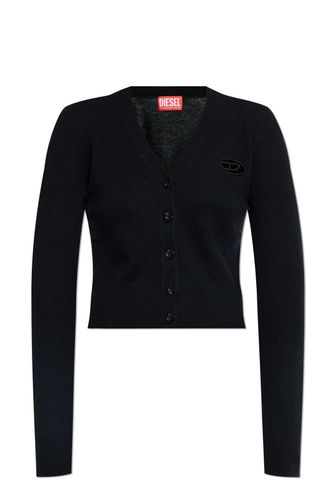 M-arte V-neck Knitted Cardigan - Diesel - Modalova