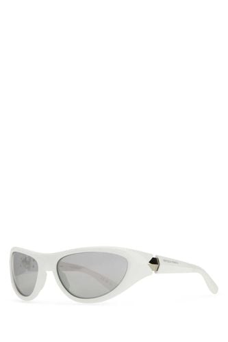White Acetate Sunglasses - Bottega Veneta - Modalova