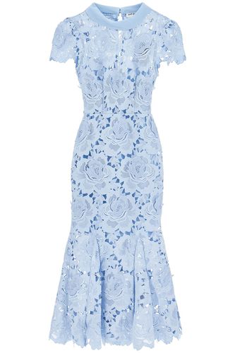 Floral Lace Midi Dress With Eight - self-portrait - Modalova