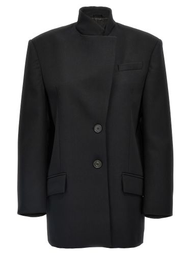 Single-breasted Wool Blazer - The Attico - Modalova