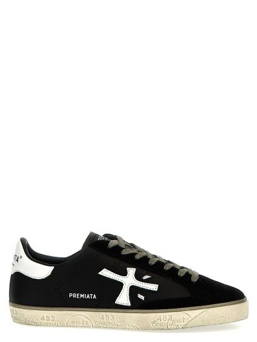 Steven Leather And Suede Sneakers - Premiata - Modalova