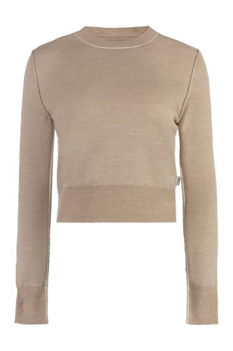 Wool-blend Crew-neck Sweater - MM6 Maison Margiela - Modalova