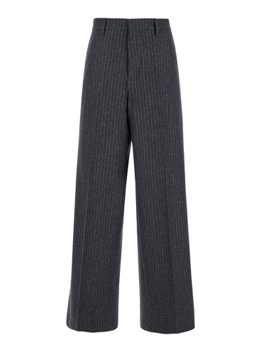 Pin-stripe Tailored Pants In Wool Woman - Ami Alexandre Mattiussi - Modalova