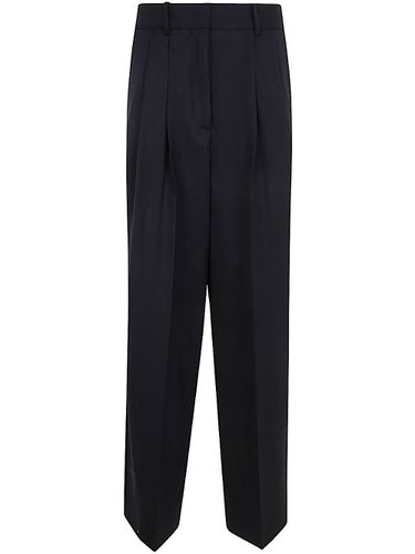 Wide Leg Trousers With Pences - Parosh - Modalova