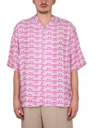 GCDS Monogram Waved Shirt - GCDS - Modalova